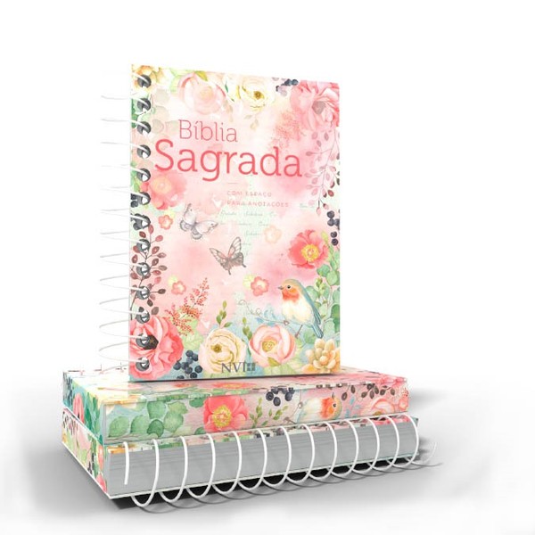 Foto Bíblia Anote Espiral NVI | Clássica Virtuosa