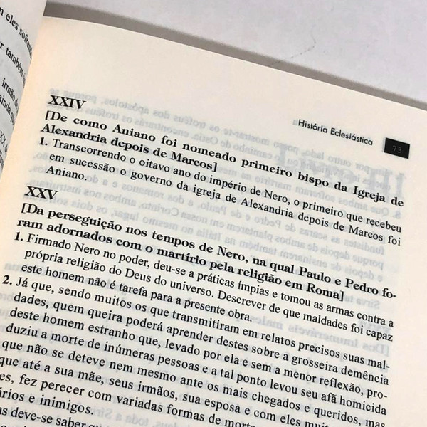Foto História Eclesiástica - Eusébio de Cesareia