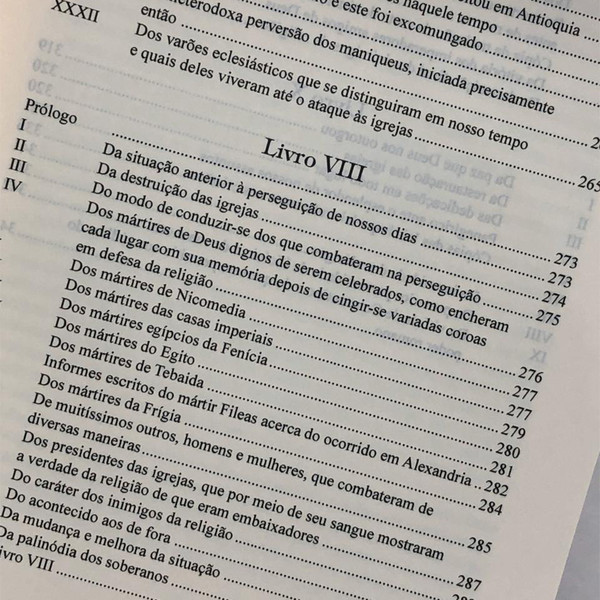 Foto História Eclesiástica - Eusébio de Cesareia