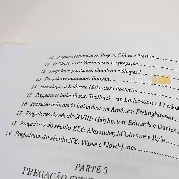 Foto Pregação Reformada - Joel Beek