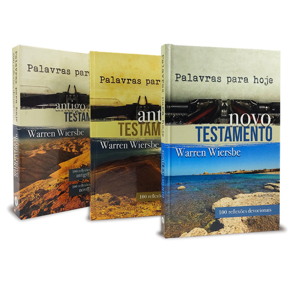Foto Box Palavras Para Hoje - 2 livros (200 reflexões devocionais por Warren W. Wiersbe)