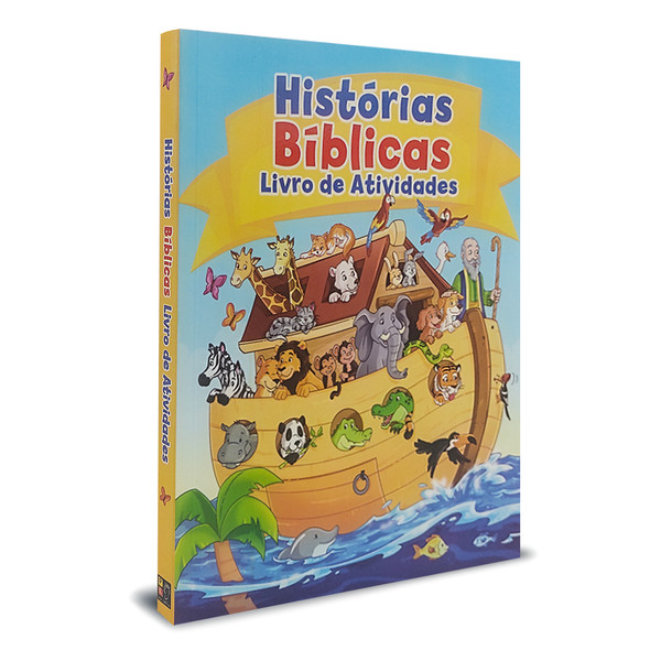 Histórias da Bíblia - Livro de Atividades Infantil - Passatempos, jogos dos  erros, caça-palavras, desenhos para colorir