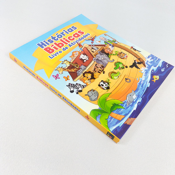 Histórias da Bíblia - Livro de Atividades Infantil - Passatempos, jogos dos  erros, caça-palavras, desenhos para colorir