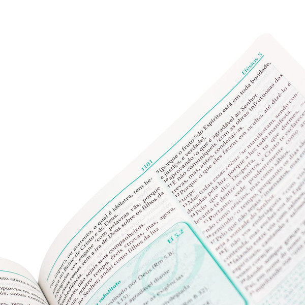 Foto A Bíblia da Pregadora - Grande | Verde Flores