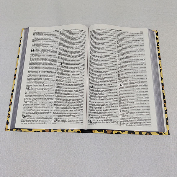Foto Bíblia Sagrada RC Slim com Harpa | Onça