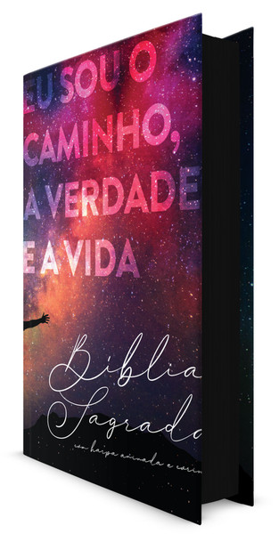 Foto Bíblia Eu sou o caminho | ARC | Harpa e Corinhos - Letra Normal