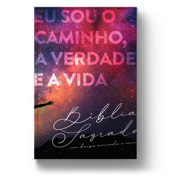 Foto Bíblia Eu sou o caminho | ARC | Harpa e Corinhos - Letra Normal