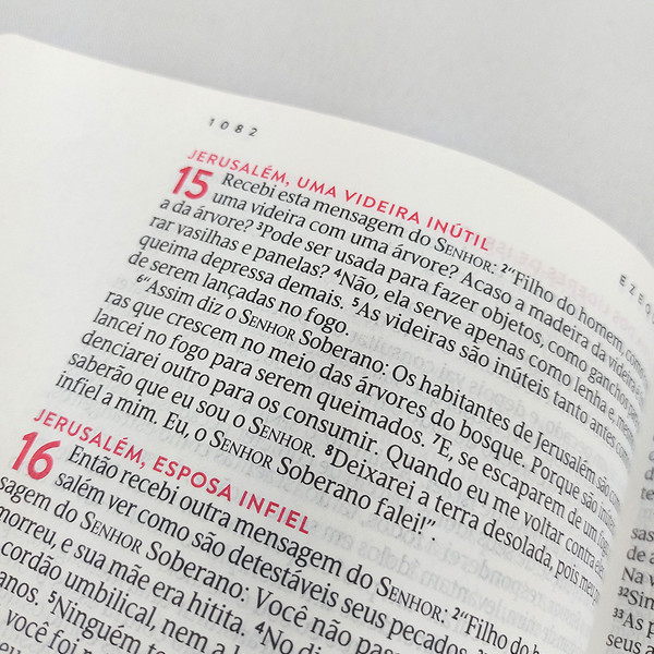 Foto A Bíblia da Mulher que Ora | Expandida | NVT | Capa Vinho