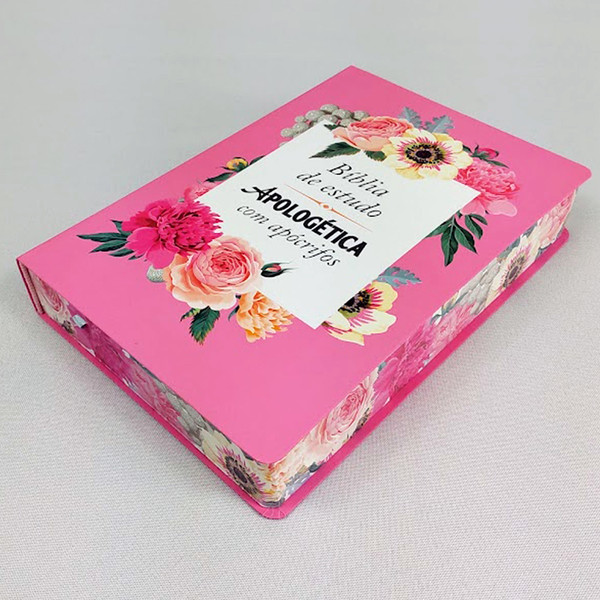 Foto Bíblia de Estudo Apologética com Apócrifos | Florida Rosa