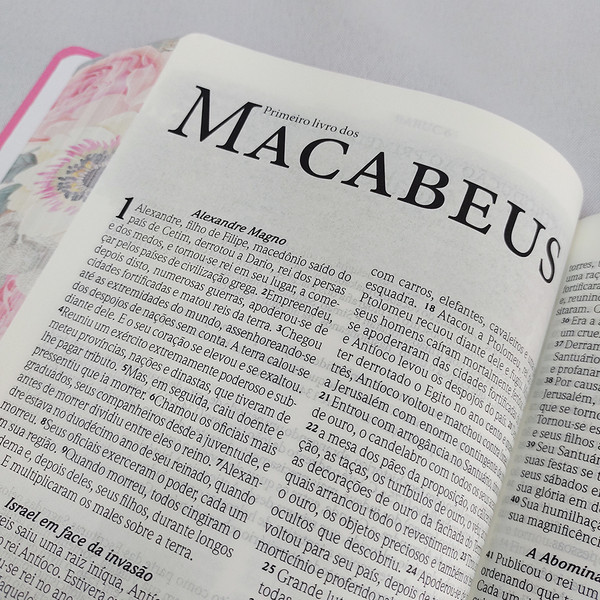 Foto Bíblia de Estudo Apologética com Apócrifos | Florida Rosa