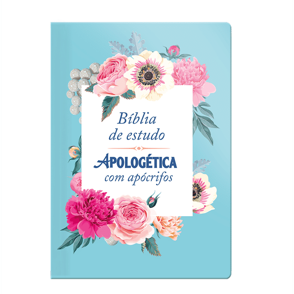 Foto Bíblia de Estudo Apologética com Apócrifos | Florida Azul