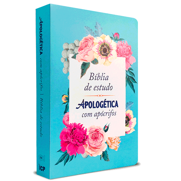 Foto Bíblia de Estudo Apologética com Apócrifos | Florida Azul