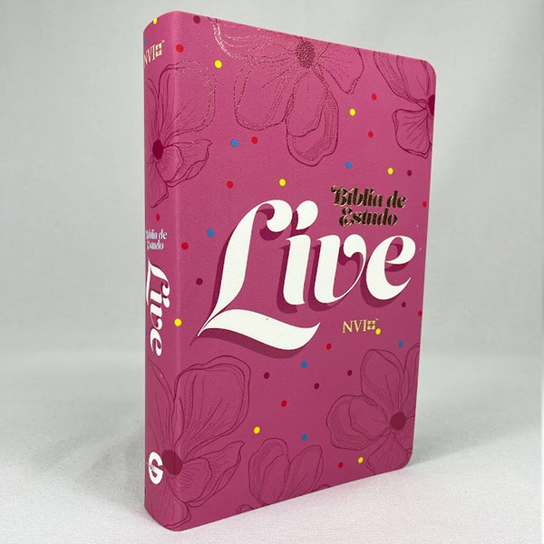 Foto Bíblia de Estudo LIVE NVI (Capa Bloom)