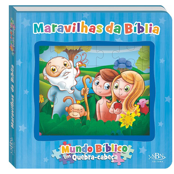 BÍBLIA INFANTIL LIVRO QUEBRA-CABEÇA