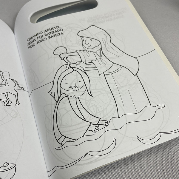 LIVRO COLORINDO HISTORIAS DA BIBLIA - Colortec Papelaria - Material Escolar  Online