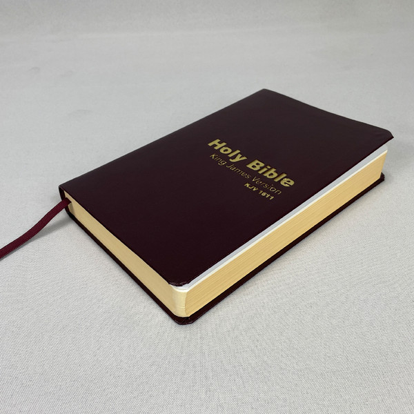 Foto Bíblia em Inglês | Holy Bible BKJ 1611 | Vinho