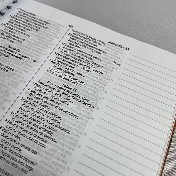 Foto Bíblia Anote Espiral NVI | Máquina de Escrever