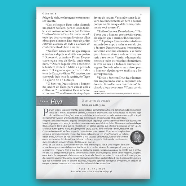 Foto Bíblia de Estudo da Mulher Plena NVI | Tifany
