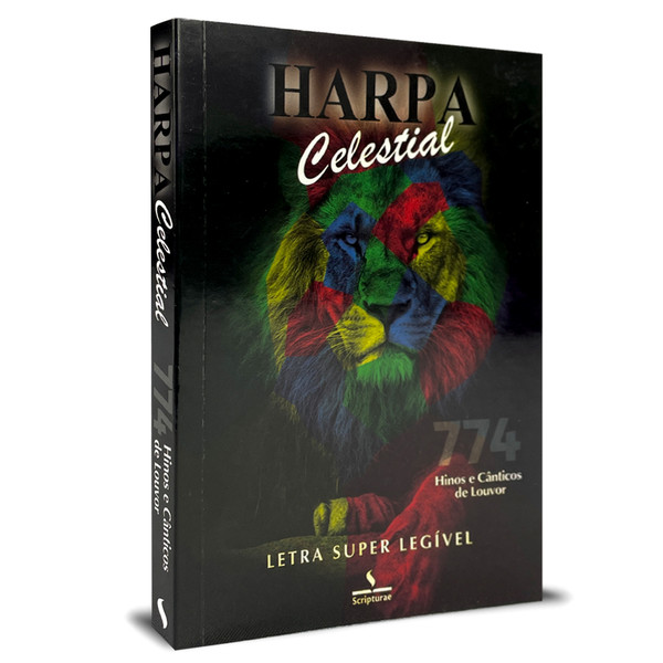 Foto Harpa Cristã Celestial Média com Letra Grande | Leão Cores