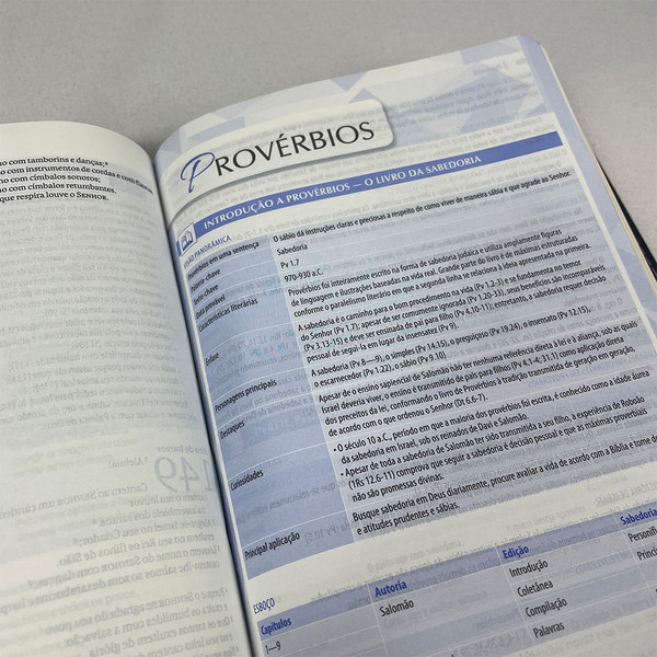 Foto Bíblia da Escola Bíblica NAA | Azul