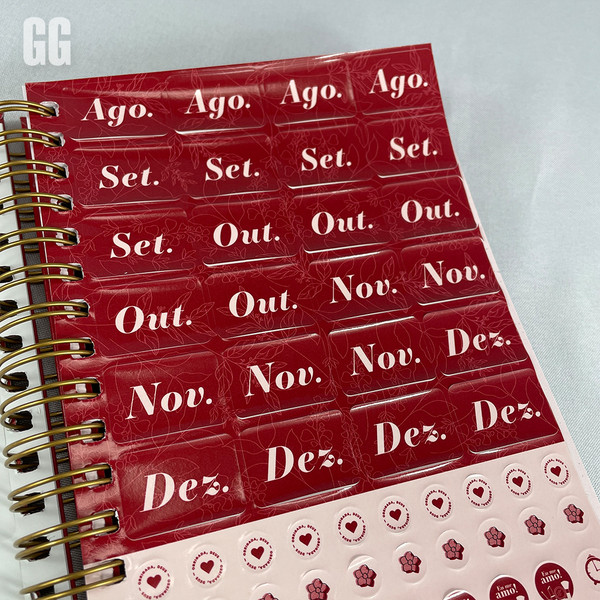Foto Planner Estações | Vermelho