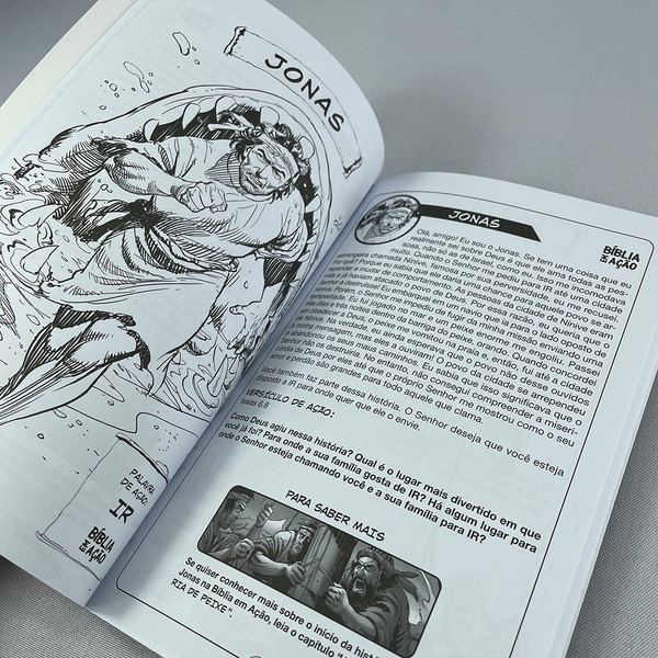 Foto Bíblia em Ação para Colorir