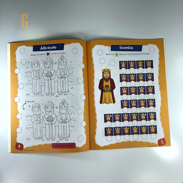 Foto 1.000 Adesivos Bíblicos | 2 Livros | Antigo e Novo Testamento