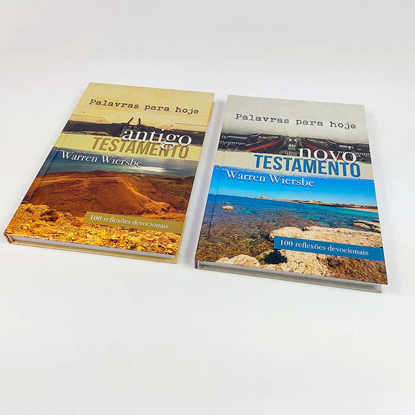 Foto Combo Wiersbe Palavras para hoje + Panorama Antigo e Novo testamento