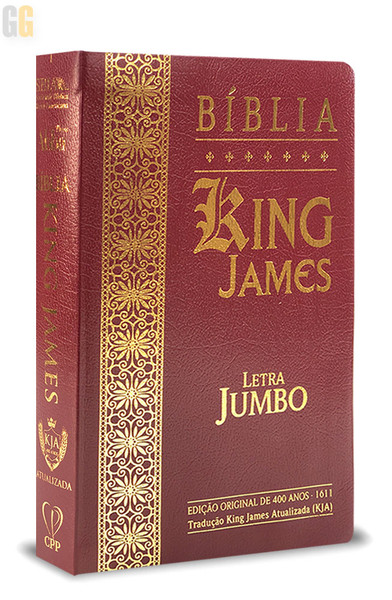 Foto Bíblia King James - Letra Jumbo | Bordo