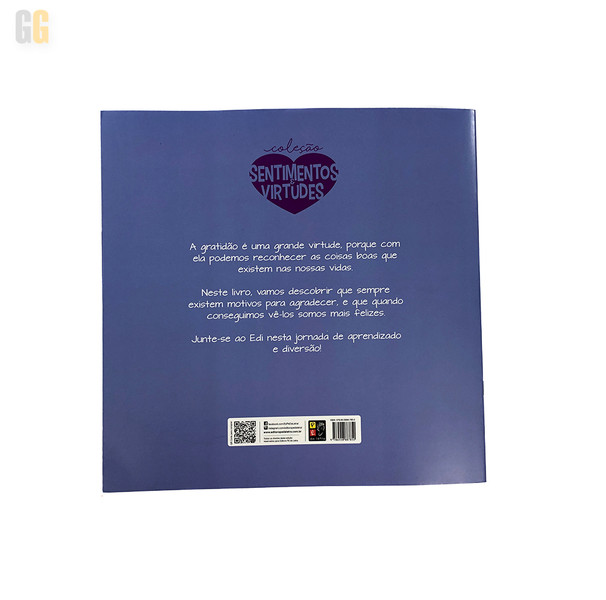 Foto Gratidão - Coleção Sentimentos e Virtudes | 2 a 6 anos | Capa brochura
