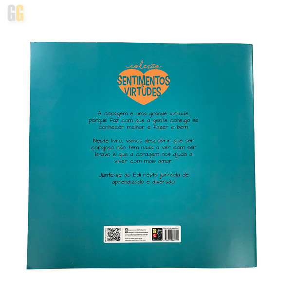 Foto Coragem - Coleção Sentimentos e Virtudes | 2 a 6 anos | Capa brochura