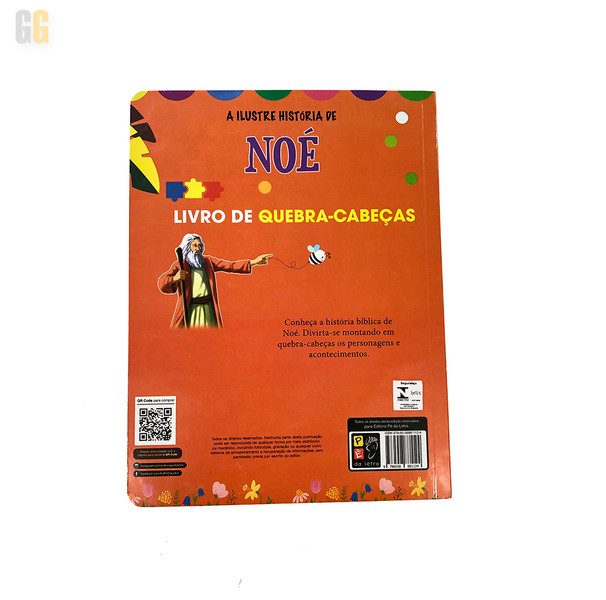 BÍBLIA INFANTIL LIVRO QUEBRA-CABEÇA