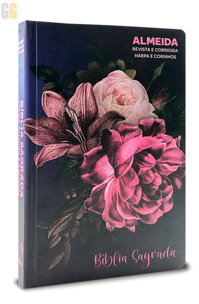 Foto Bíblia Sagrada Slim com Harpa e Corinhos - ARC | Arranjo Floral