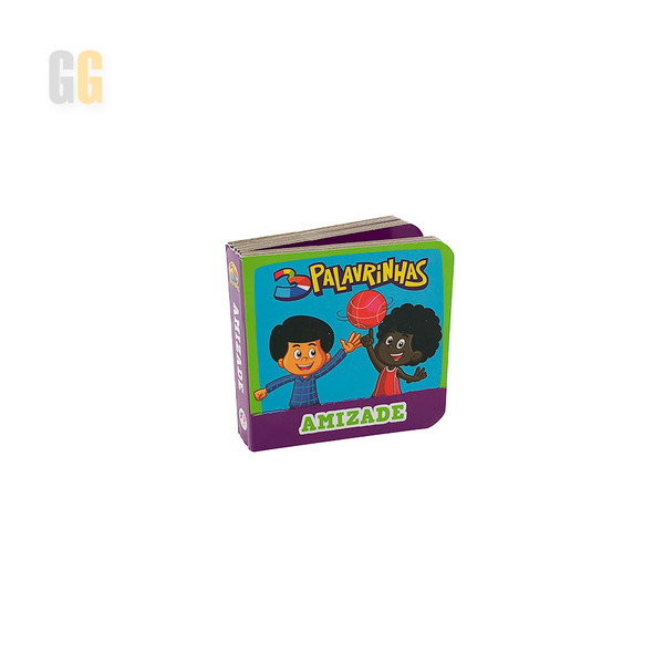 Foto Box Infantil com 6 Mini Livros 3 Palavrinhas | Idade 3+