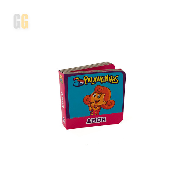 Foto Box Infantil com 6 Mini Livros 3 Palavrinhas | Idade 3+