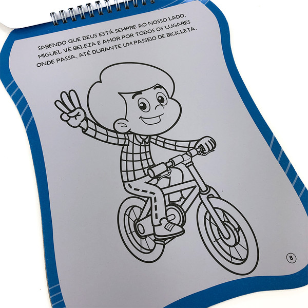 Foto Livro Infantil de Colorir com Adesivos - 3 palavrinhas | Idade 4+