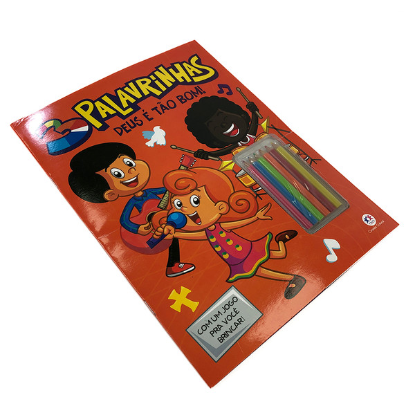 Livro Infantil com Jogos - 3 Palavrinhas