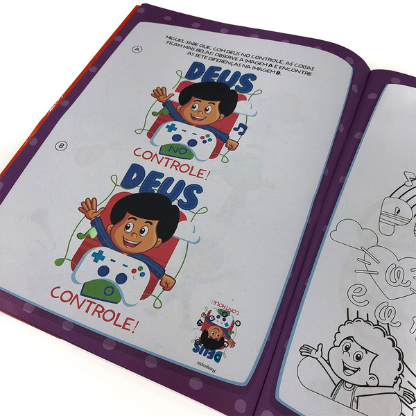 Foto Livro Infantil com Jogos - 3 Palavrinhas | Idade 4+