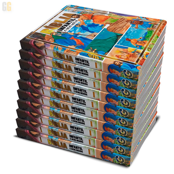 Foto Bíblia Infantil e Seus Heróis | Pack 10 Unidades - (Idade 4+)