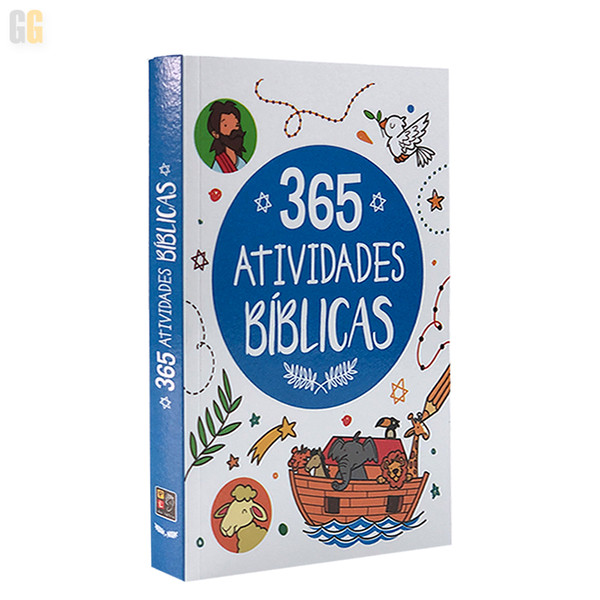 Kit 6 Livros 365 Caça Palavras + Bíblico, Frete Grátis