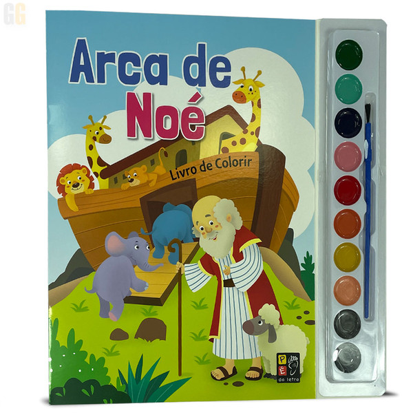 Livro de desenhos para colorir, muitos personagens que as crianças amam