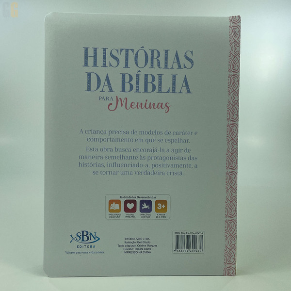 Foto Livro Infantil - Histórias da Bíblia para Meninas | A partir de 3 anos