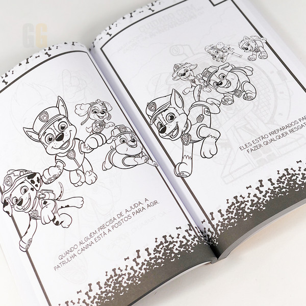 Livro - 365 desenhos para colorir - Patrulha Canina - 365 Desenhos