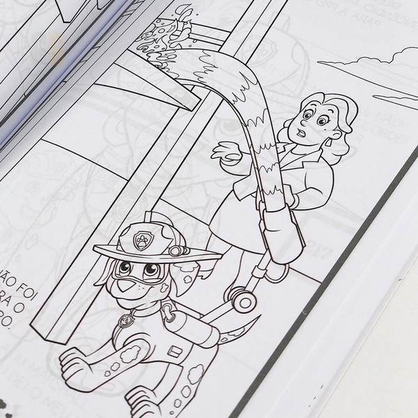 Colorindo Desenho da Patrulha Canina em Português Paw Patrol Cartoon