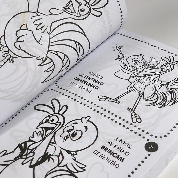 Livro Infantil 365 Desenhos Para Colorir Galinha Pintadinha