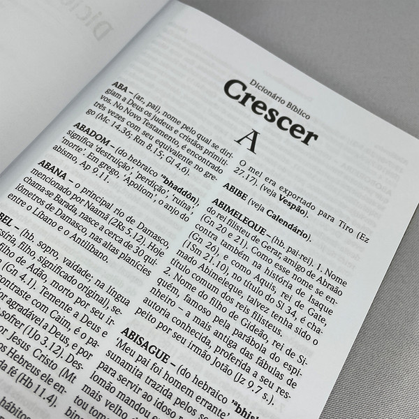 Foto Kit Dicionário Bíblico Ilustrado e Concordância Crescer