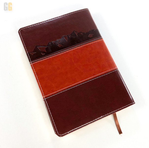 Foto Bíblia de Estudo Desafios de Todo Homem - NVT | Marrom