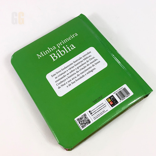 Foto Minha Primeira Bíblia | Capa Almofadada, ideal para bebês