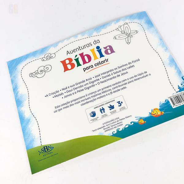 Foto Aventuras da Bíblia Para Colorir
