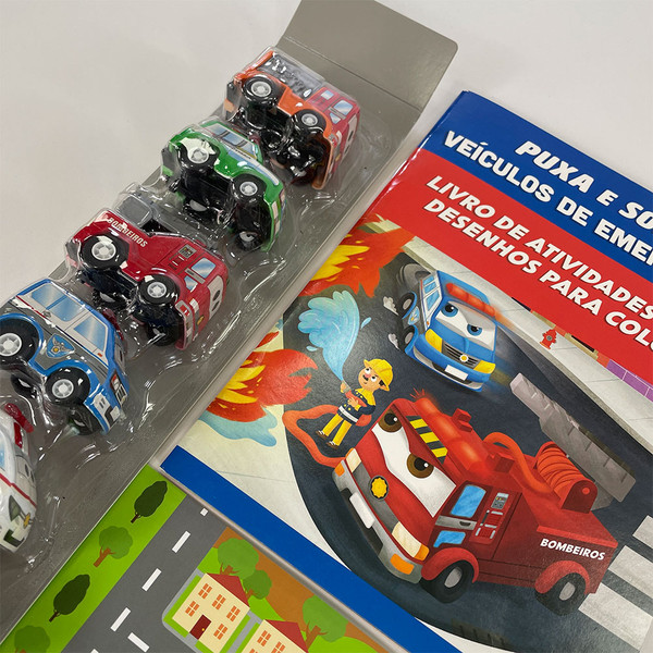 Foto Carrinho Puxa e Solta | Veículos de Emergência